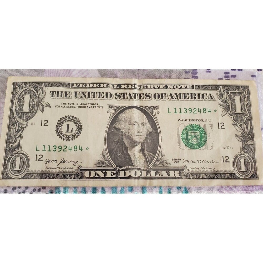 2017 Circulated Star Note $1